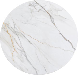 Tischplatte Invitation Round Ceramic Weiß Ø120cm – Grafik-1.