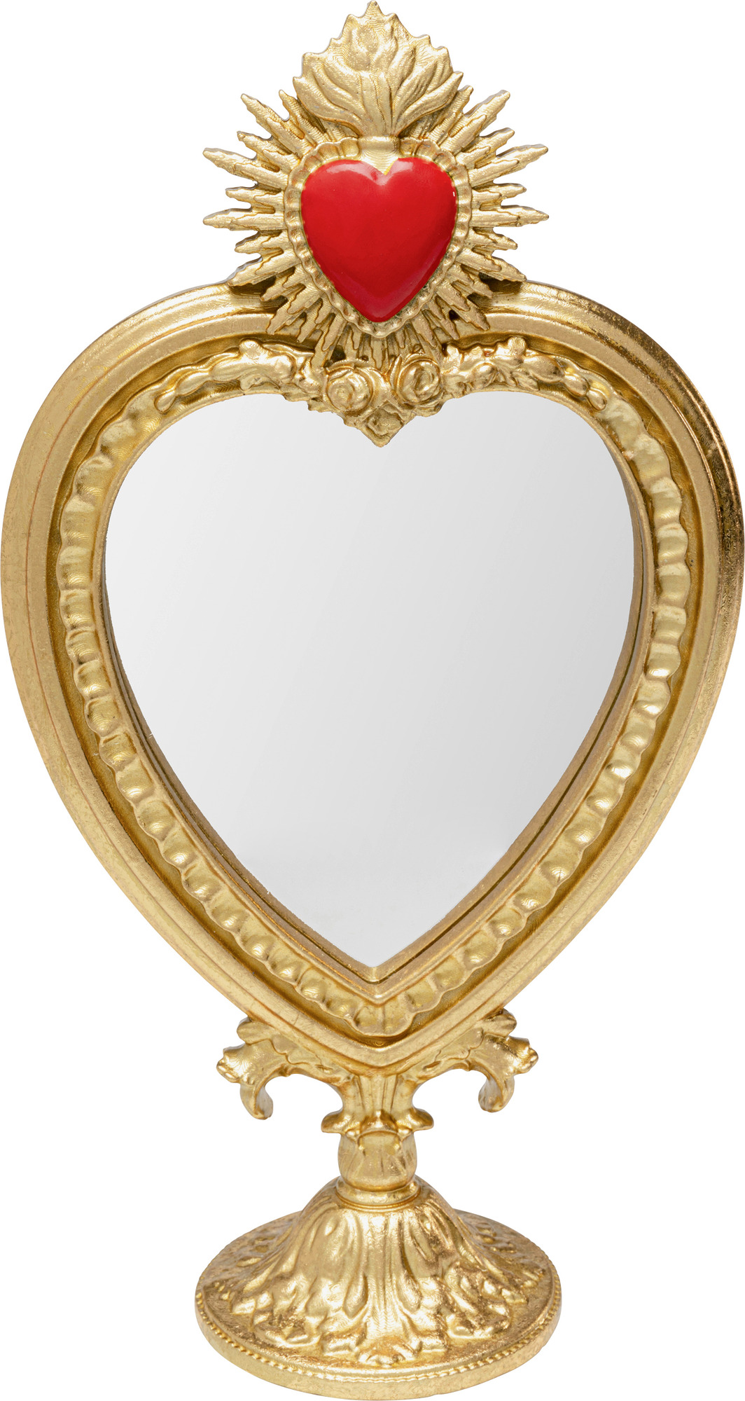 Tischspiegel Flaming Heart 31cm