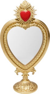 Tischspiegel Flaming Heart 31cm – Grafik-1.