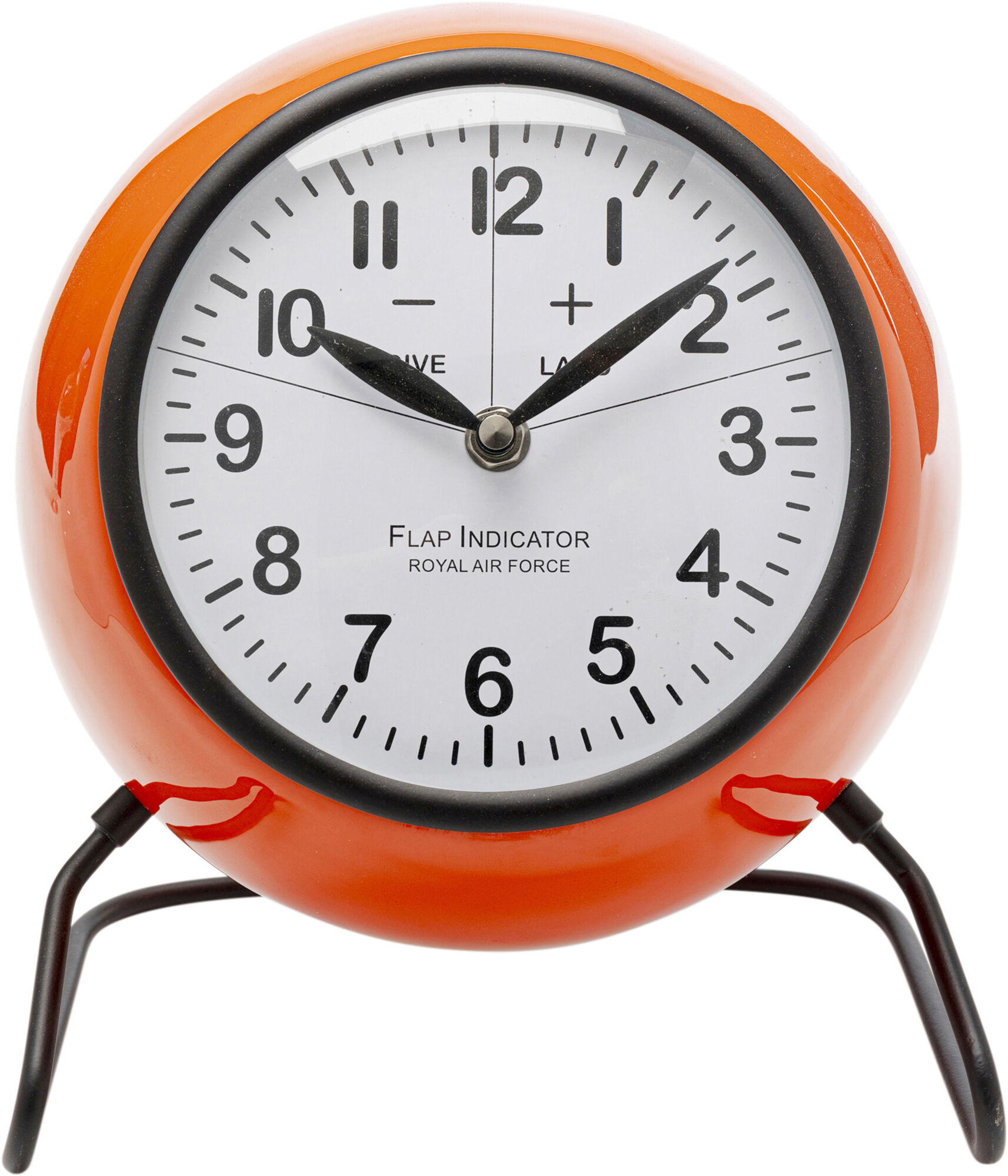 Tischuhr Mio Orange 21cm – Grafik-1.