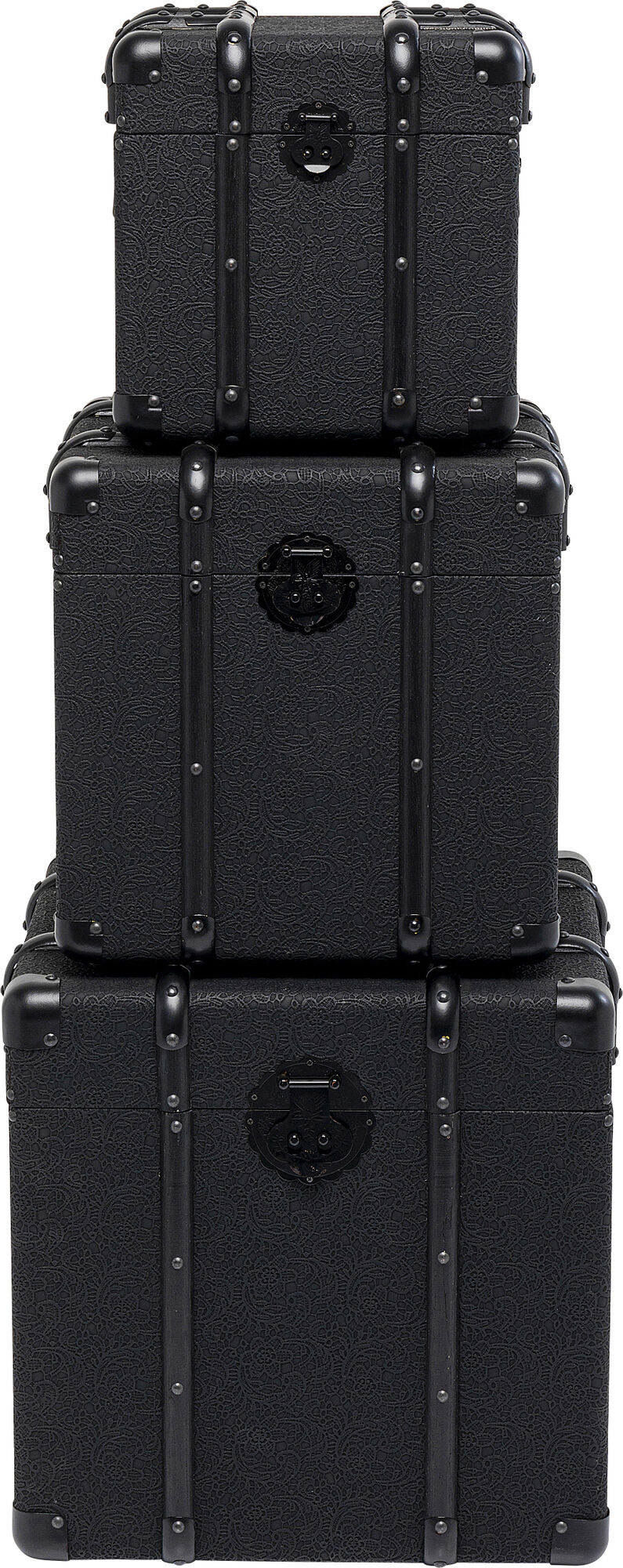 Truhe Voyage Schwarz (3/Set) – Grafik-1.