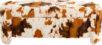 Truhenbank Cow 115cm – Grafik-1.