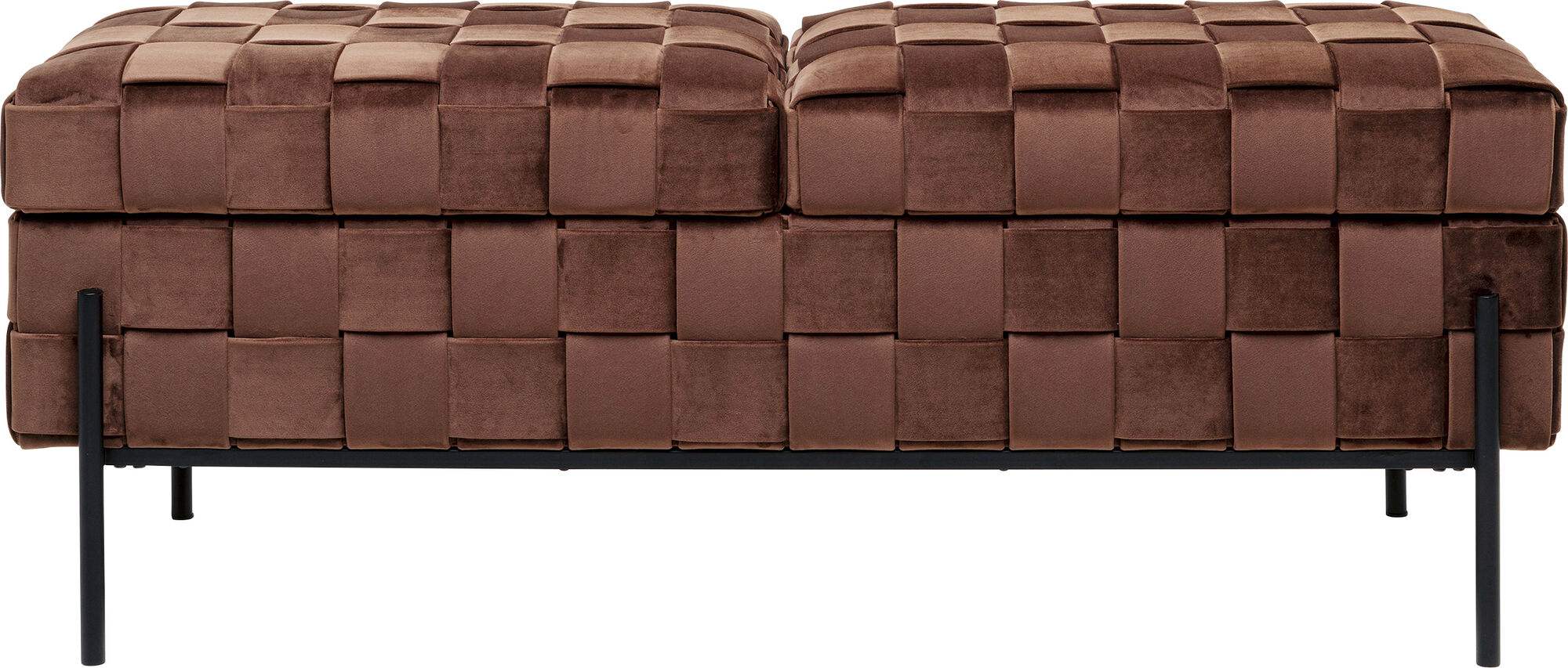 Truhenbank Weave Mocca 121cm – Grafik-1.