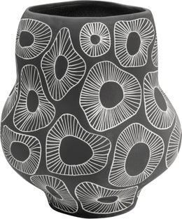 Vase Anemone Grau 33cm – Grafik-1.