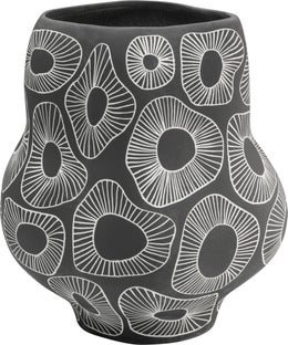Vase Anemone Grau 33cm – Grafik-1.