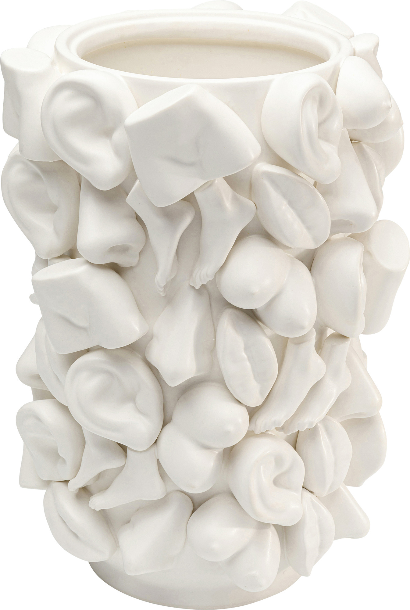 Vase Body Parts Weiß 36cm