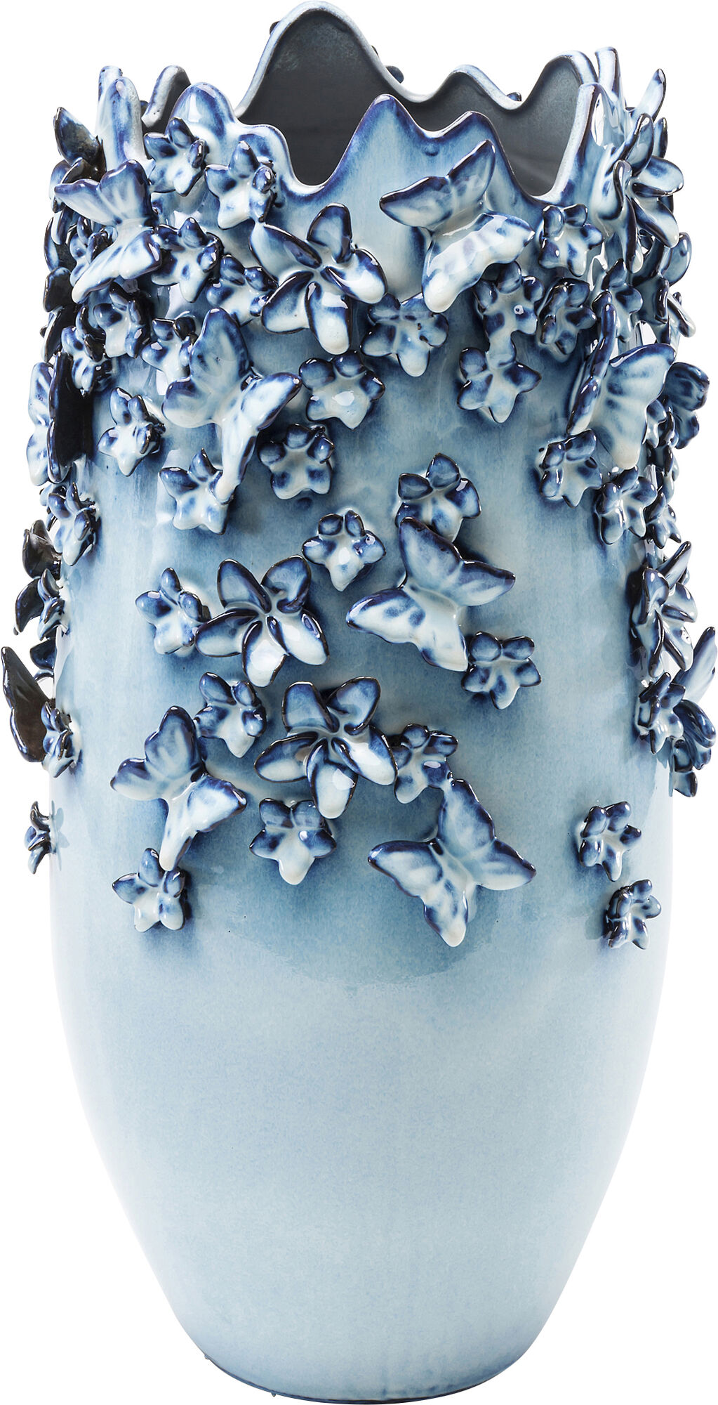 Vase Butterflies Lightblue 50cm – Grafik-1.