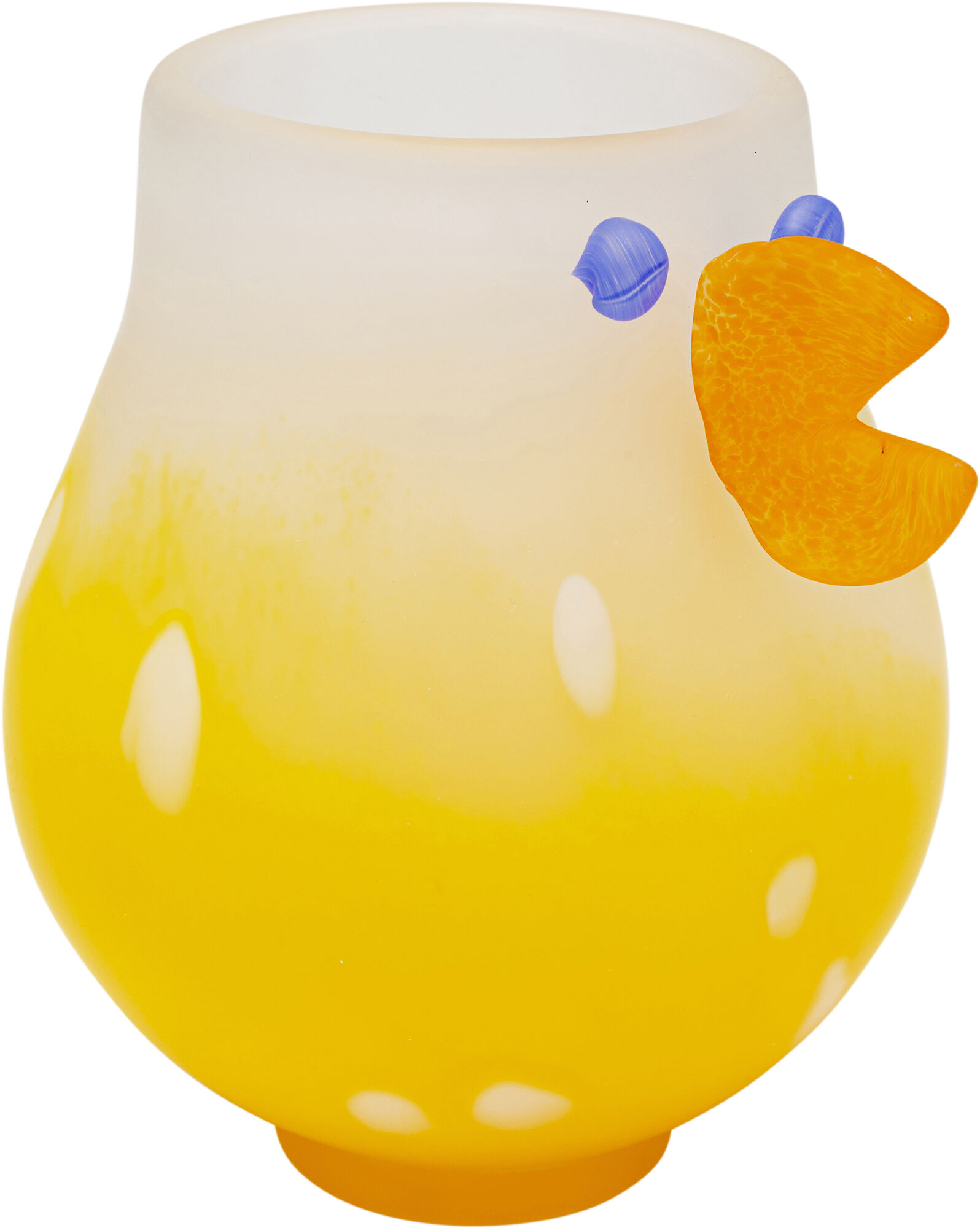 Vase Chicken Party Gelb 17cm – Grafik-1.