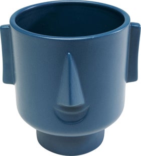 Vase Faccia Blau 12cm – Grafik-1.