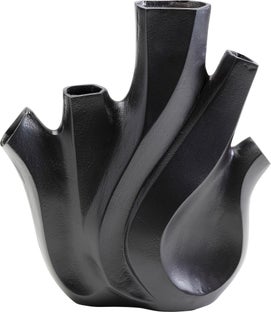 Vase Flame Schwarz 29cm – Grafik-1.