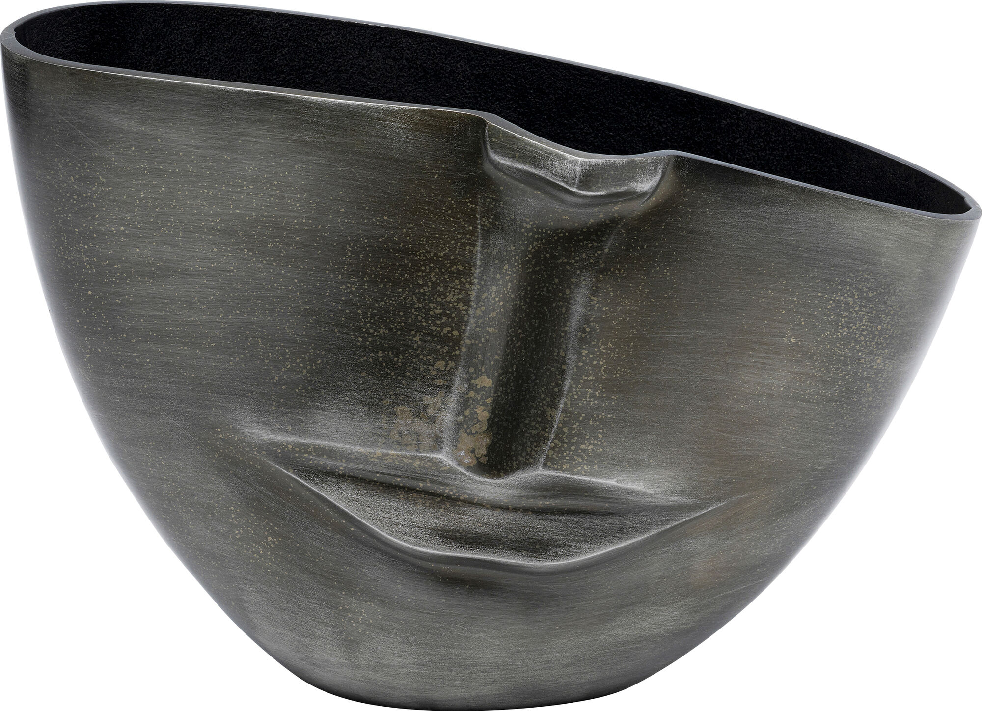 Vase Half Face Anthrazit 31cm – Grafik-1.