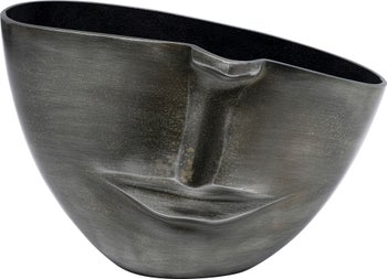 Vase Half Face Anthrazit 31cm – Grafik-1.