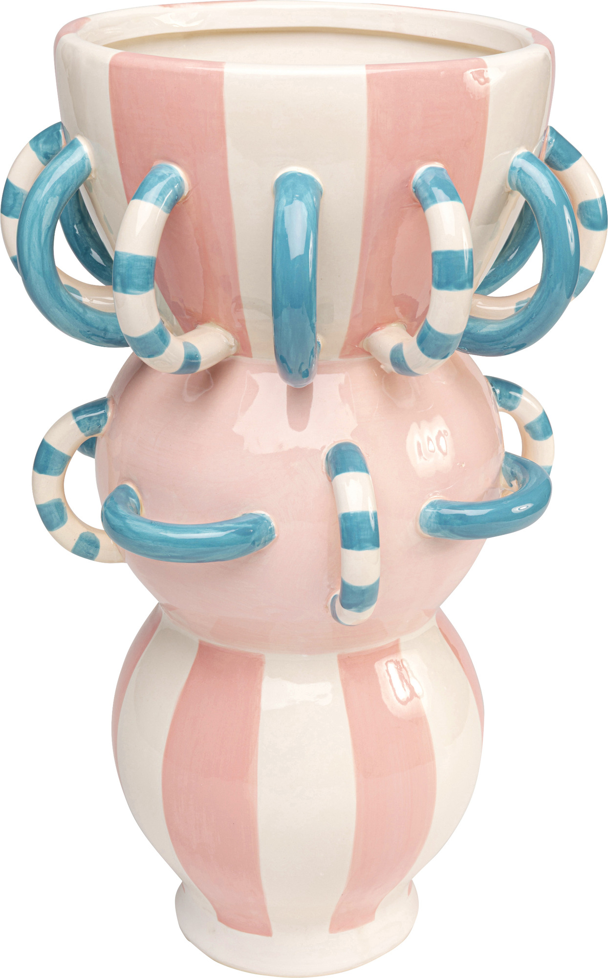 Vase Harlequin Handle 49cm