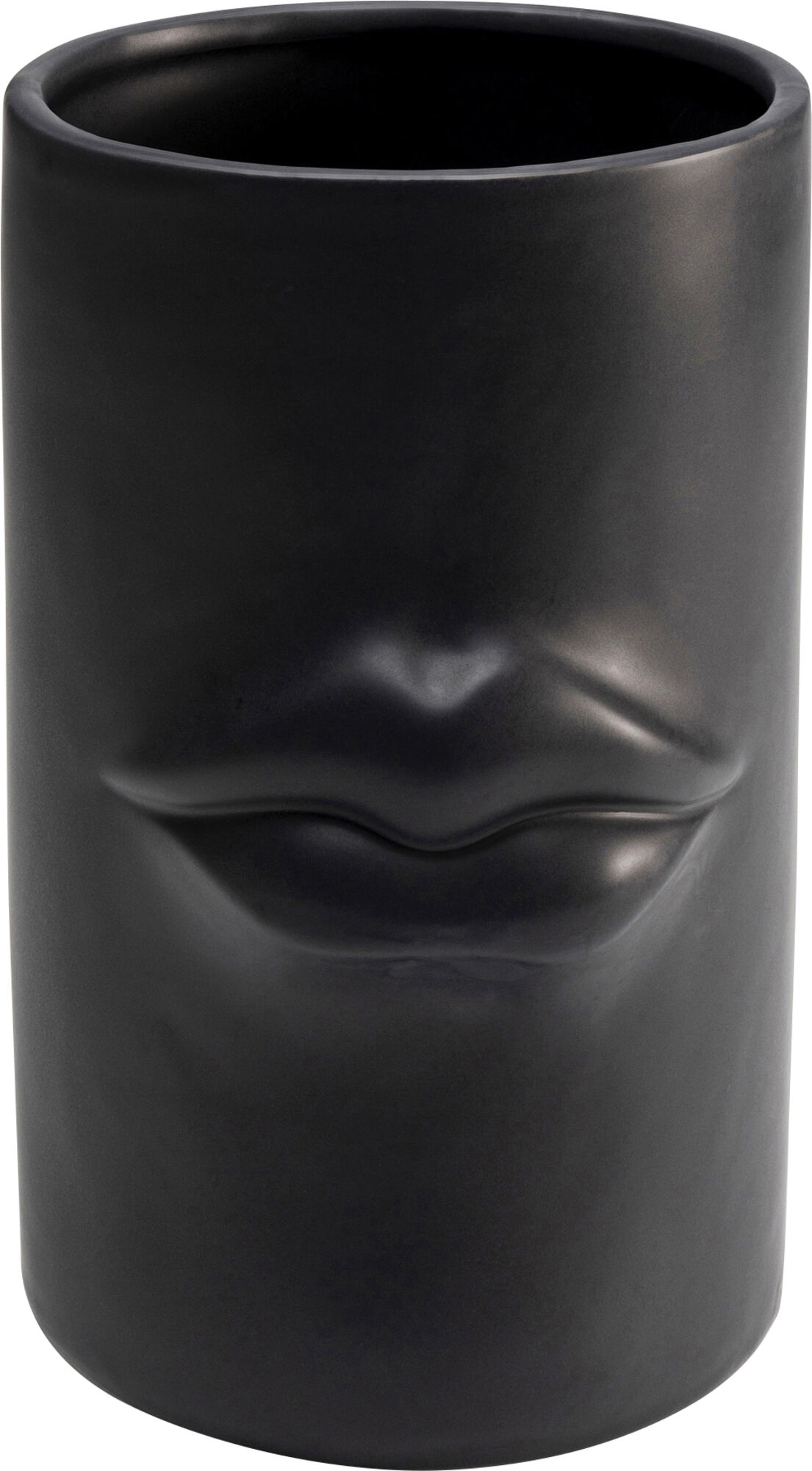 Vase Labbra Schwarz 22cm – Grafik-1.
