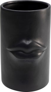 Vase Labbra Schwarz 22cm – Grafik-1.
