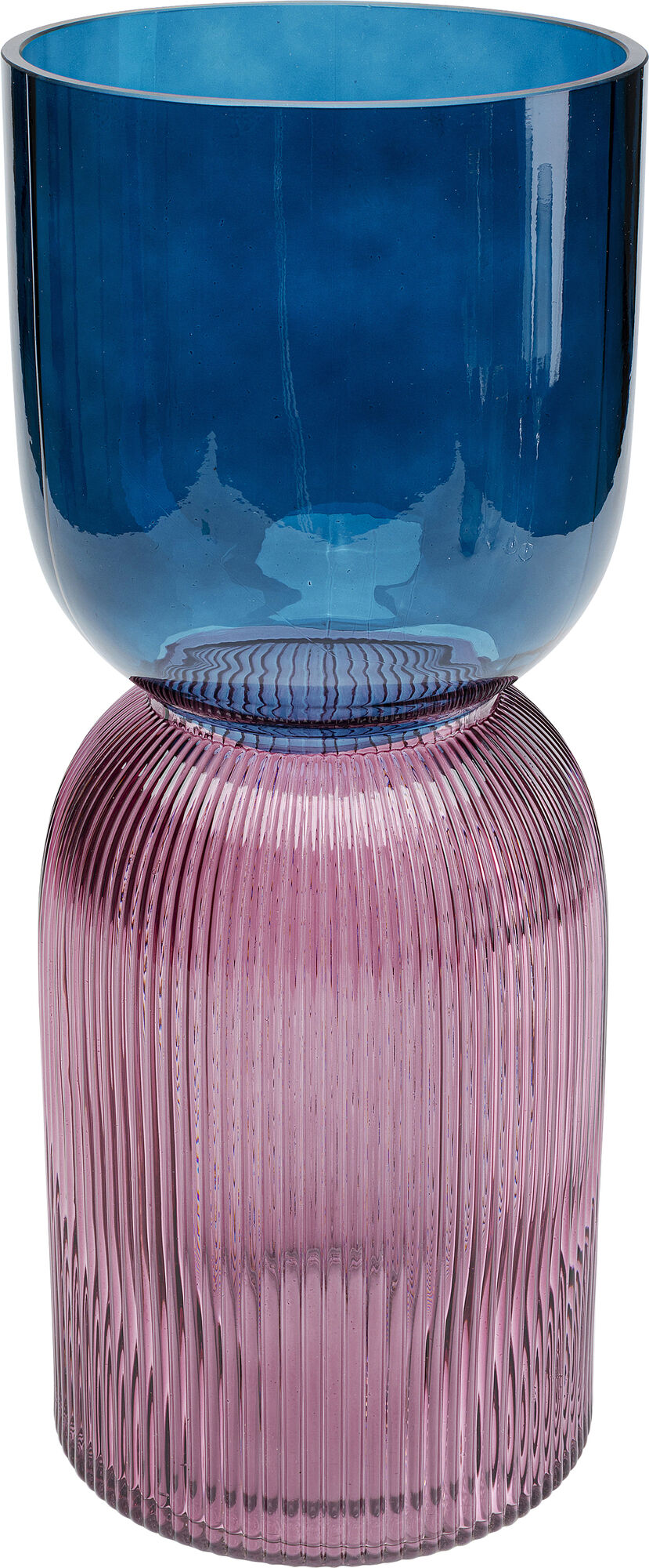 Vase Marvelous Duo Blau Lila 40cm – Grafik-1.