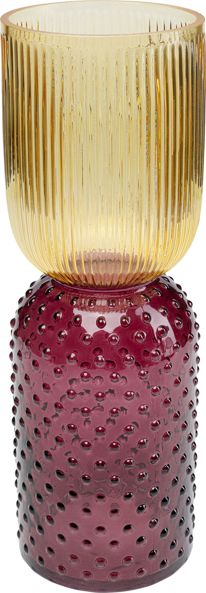 Vase Marvelous Duo Gelb Lila 38cm – Grafik-1.