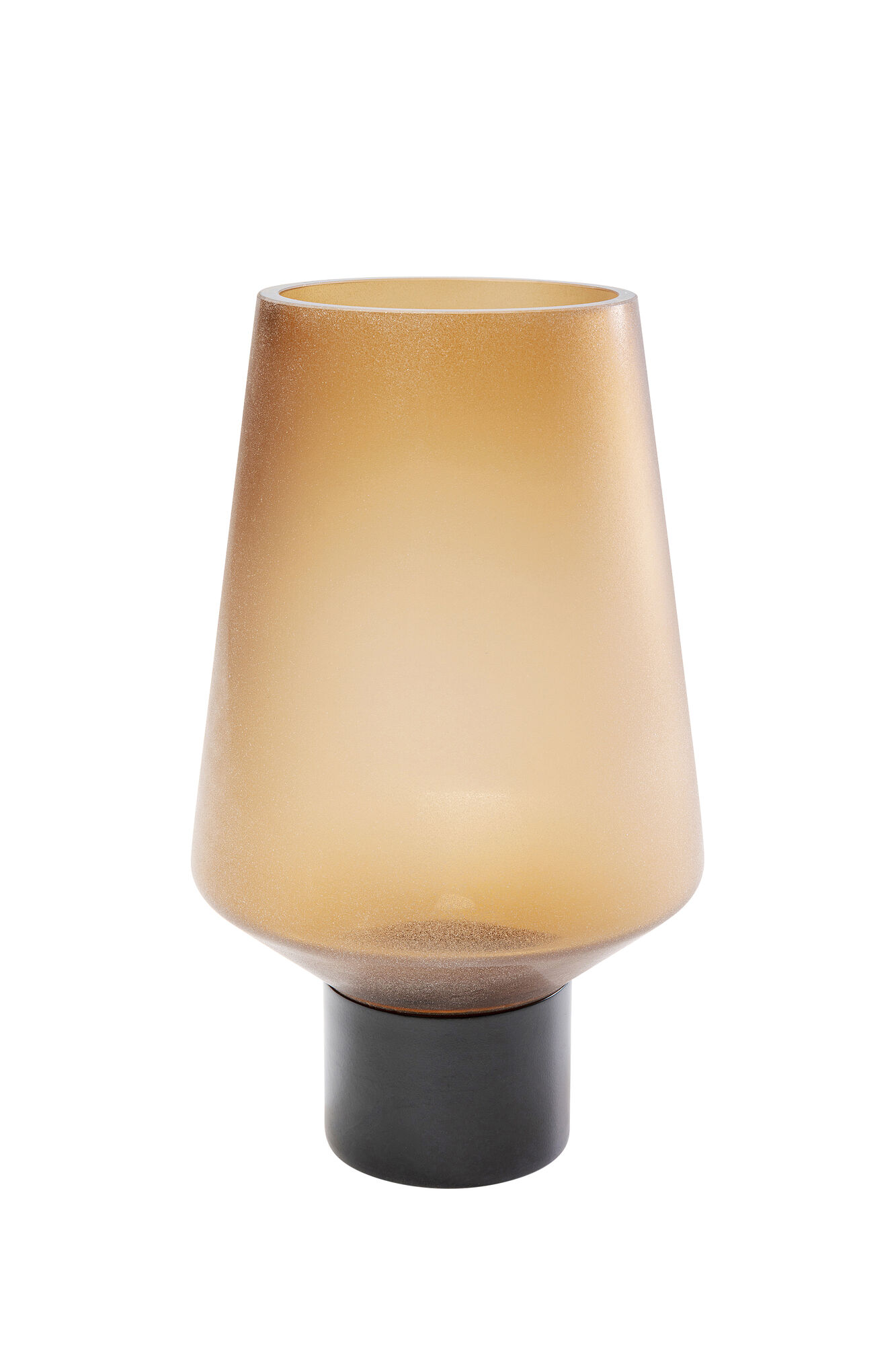 Vase Noble Ring Amber Matt 26cm – Grafik-1.