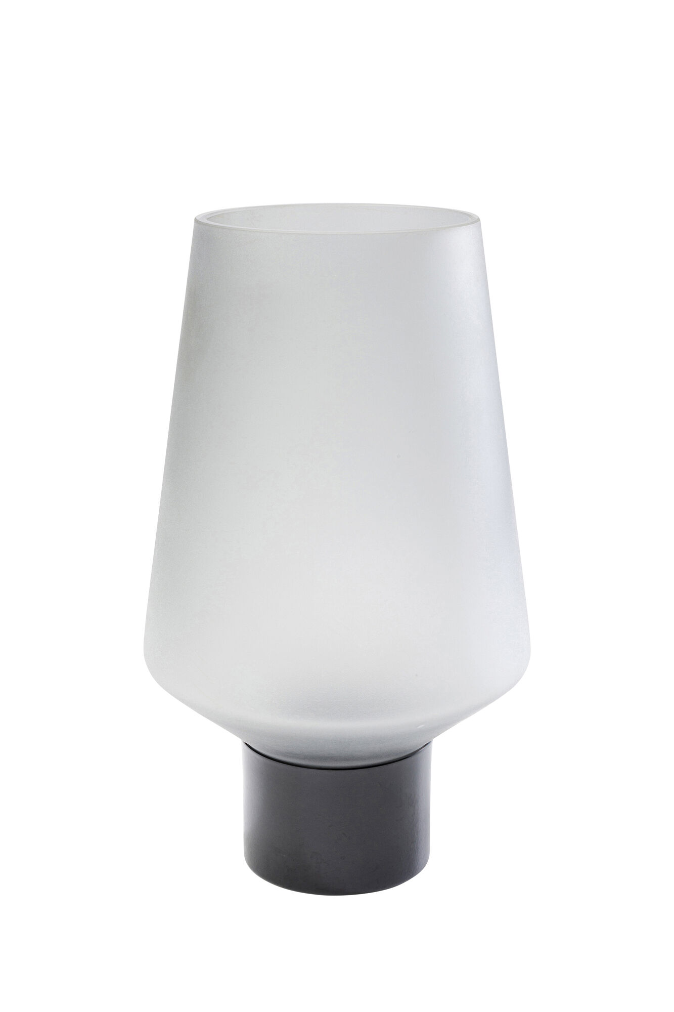Vase Noble Ring Grau Matt 26cm – Grafik-1.