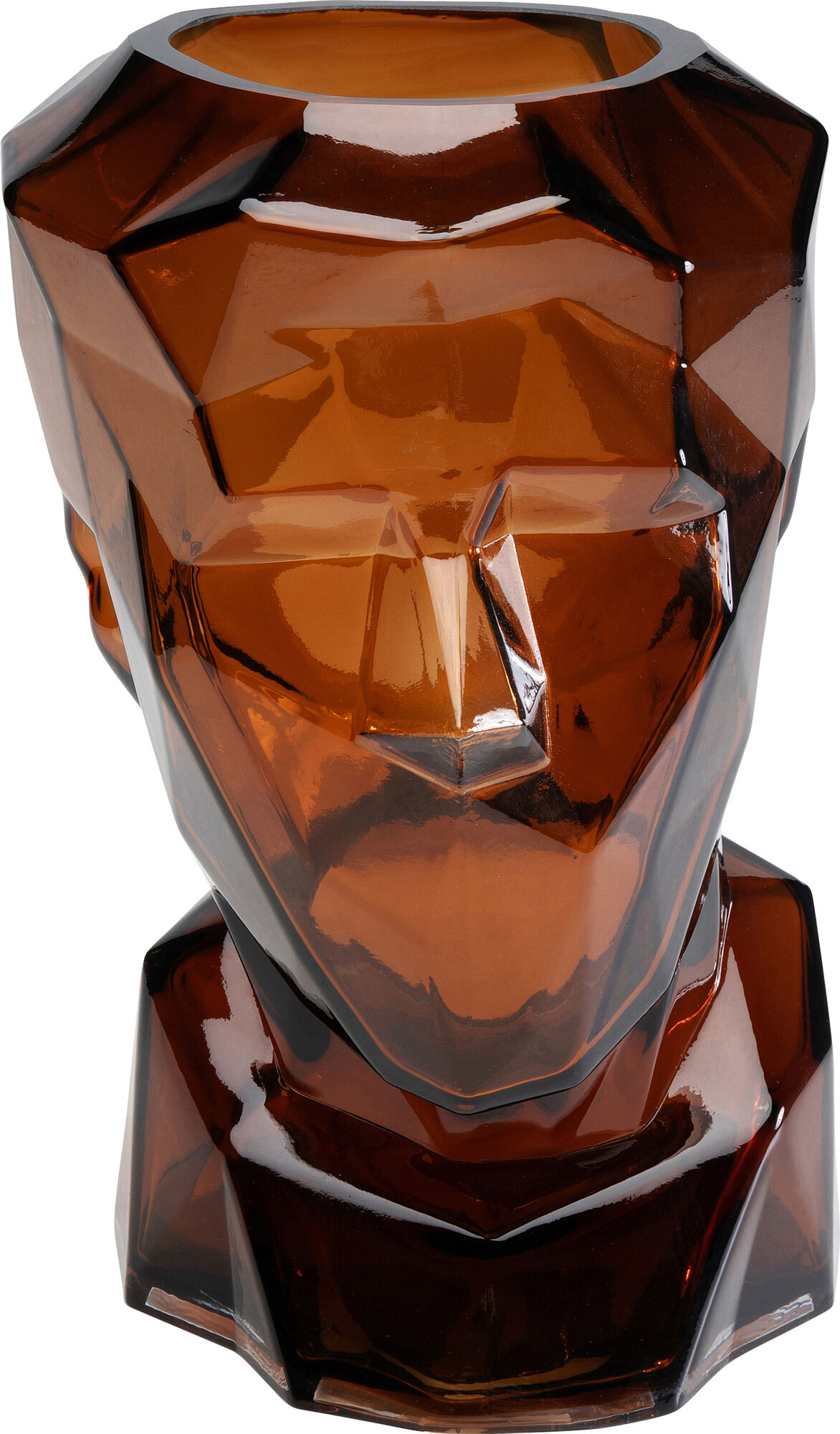 Vase Prisma Face Braun 30cm – Grafik-1.