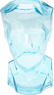 Vase Prisma Face Hellblau 30cm – Grafik-1.