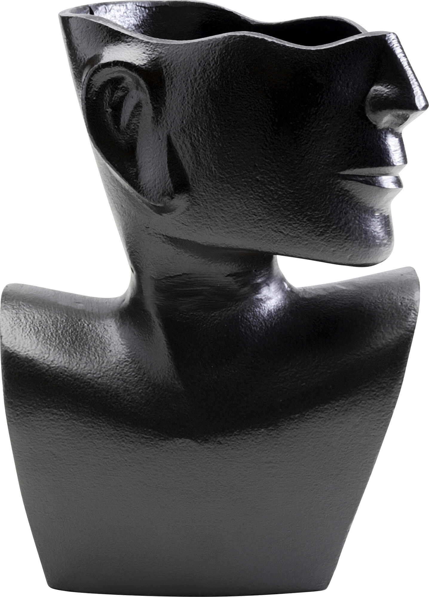 Vase Rostro Side Schwarz 27cm – Grafik-1.