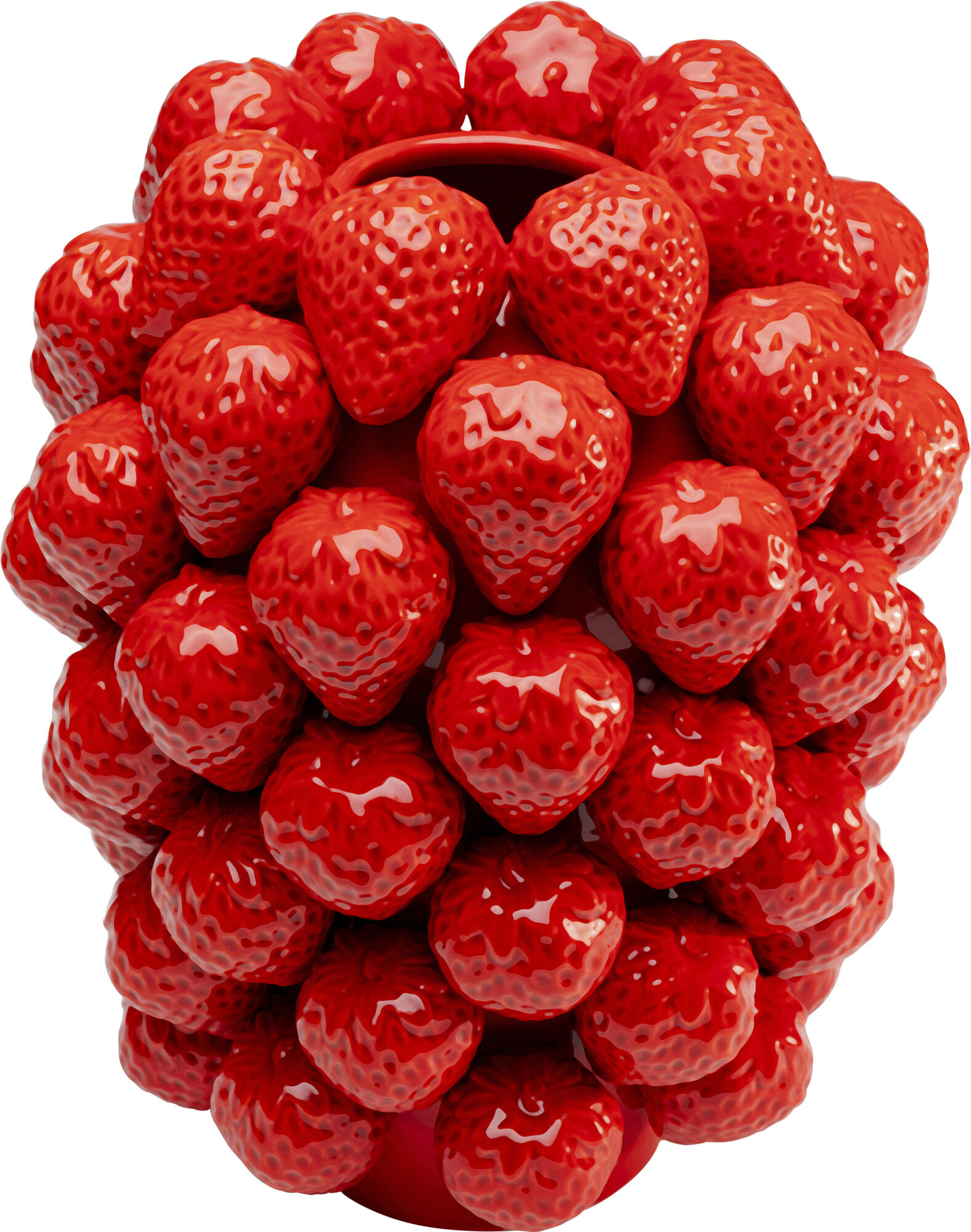 Vase Strawberries Rot 30cm – Grafik-1.
