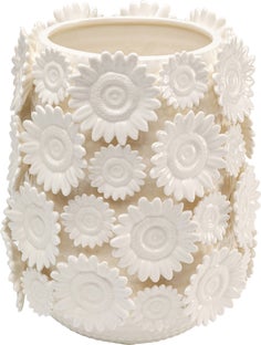 Vase Sunflowers Weiß 30cm – Grafik-1.