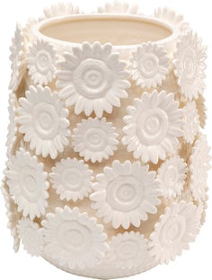 Vase Sunflowers Weiß 30cm – Grafik-1.