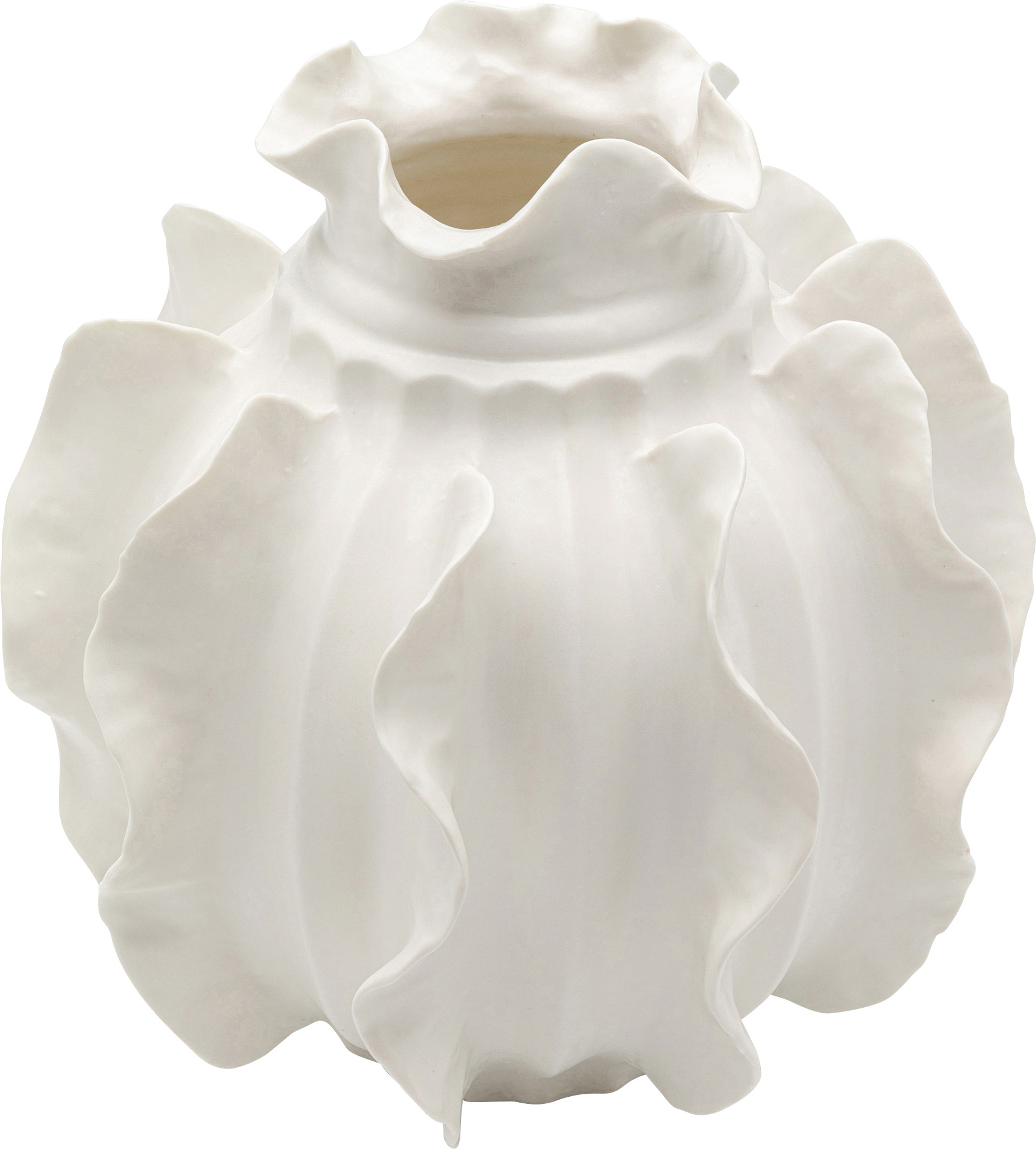 Vase Viento Weiß 23cm