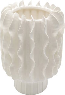 Vase Viento Weiß 26cm – Grafik-1.