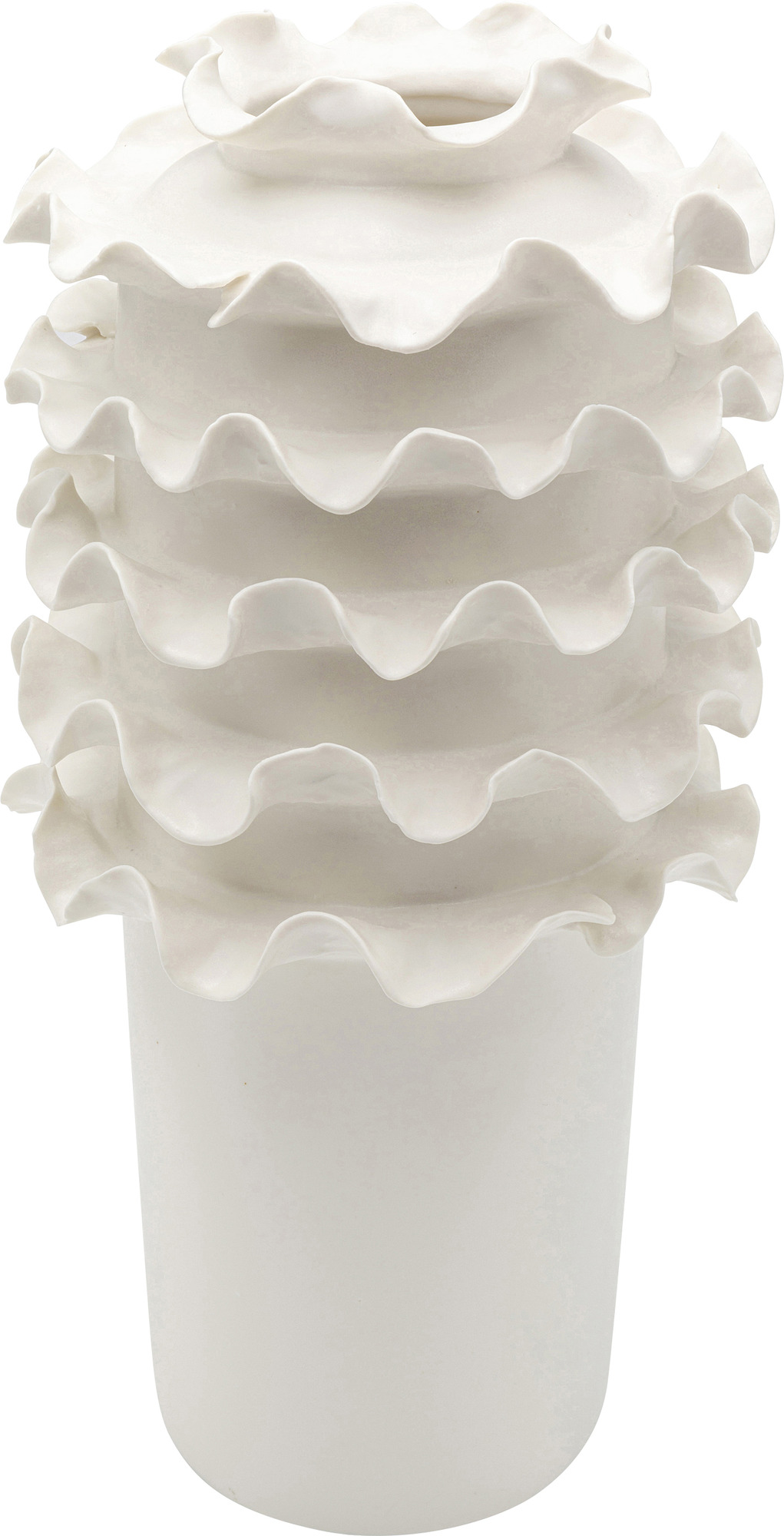 Vase Viento Weiß 39cm