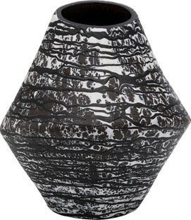 Vase Volante Schwarz 27cm – Grafik-1.