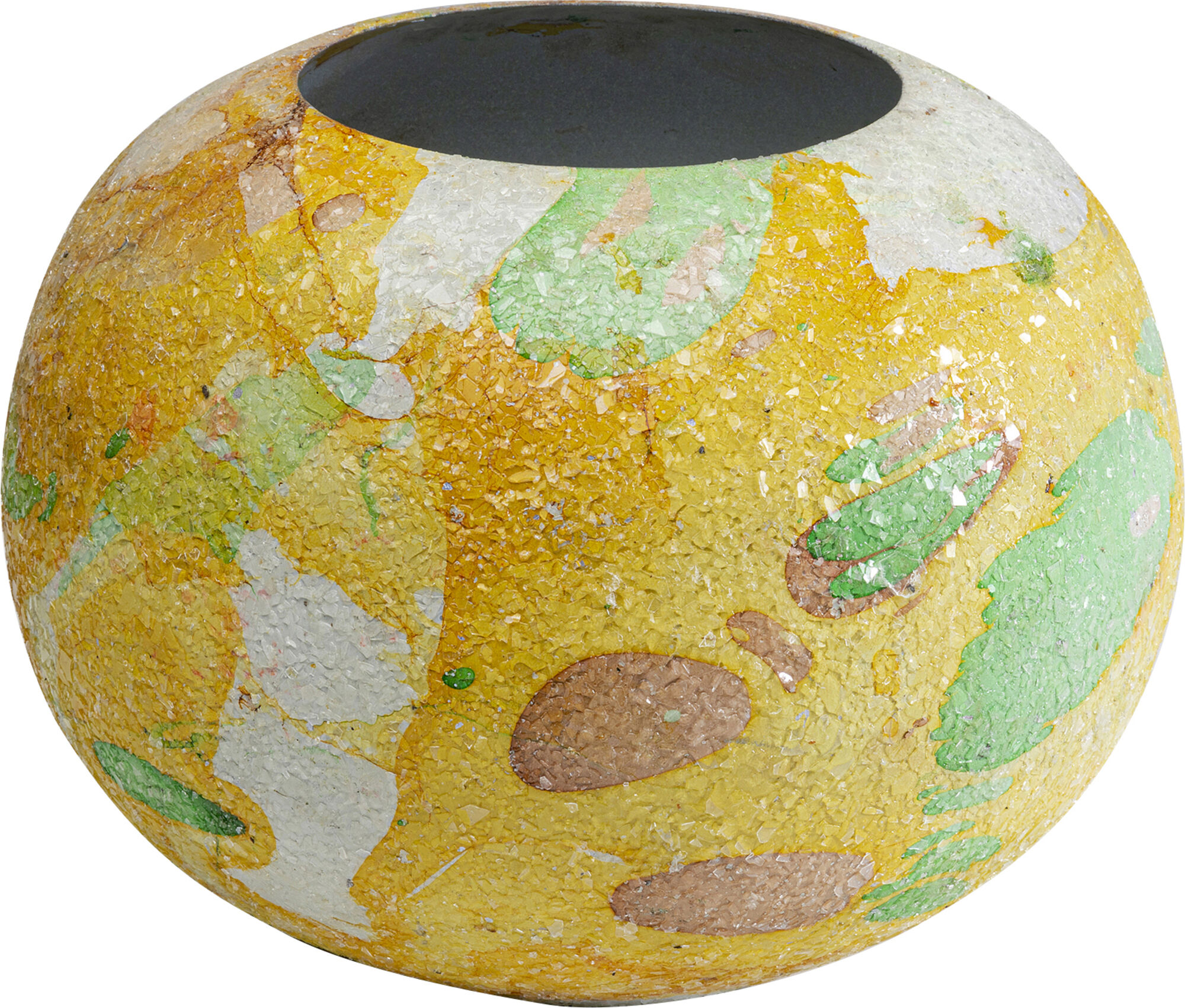 Vase Zumba Gelb 23cm – Grafik-1.