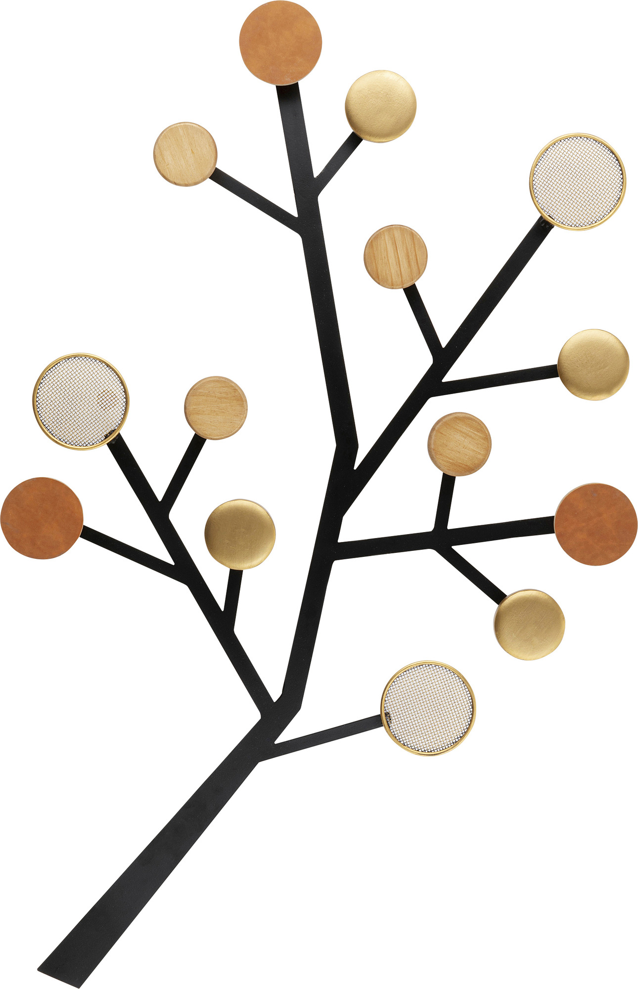 Wandgarderobe Bubble Tree Metallic 112cm