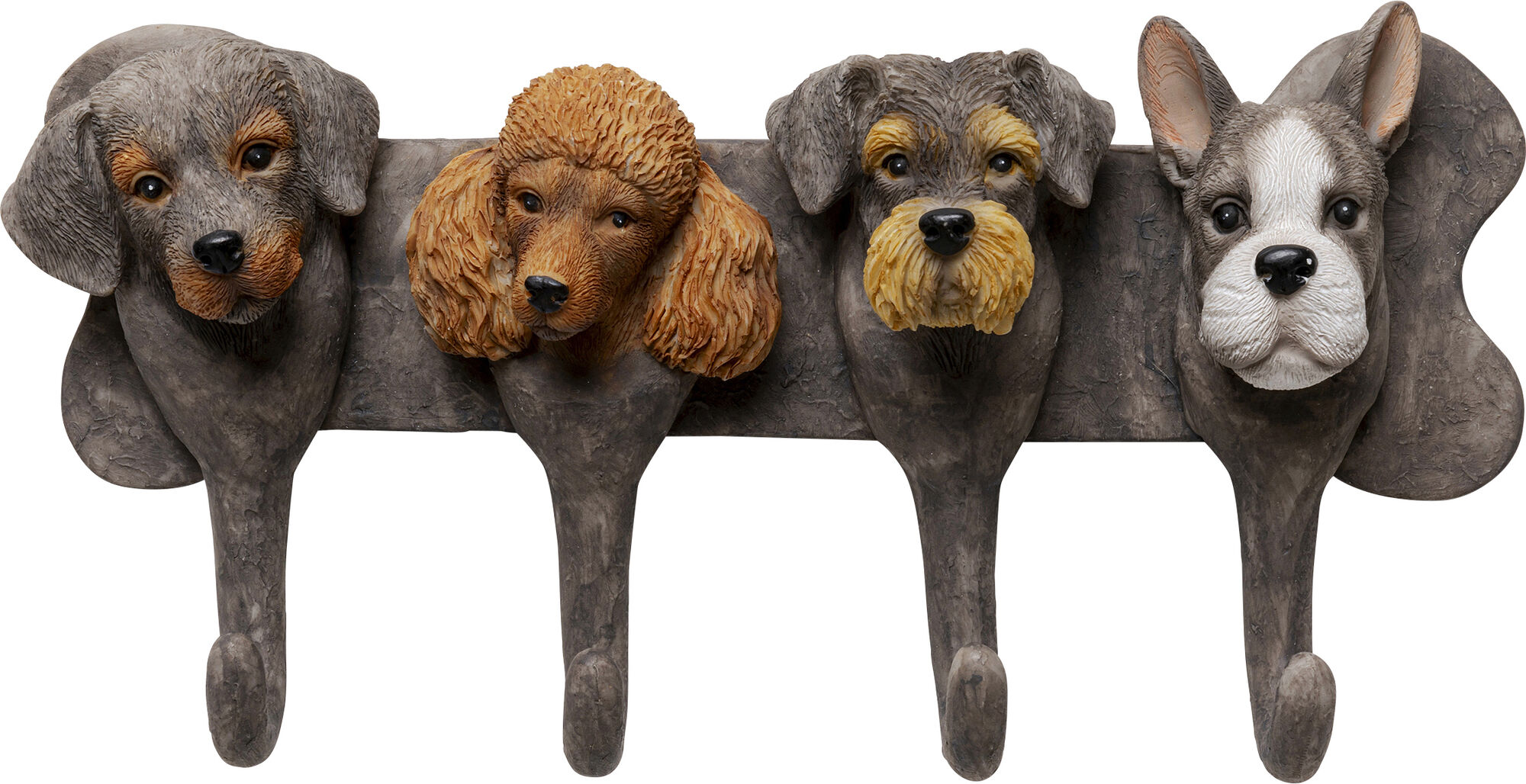 Wandgarderobe Dog Family 31cm – Grafik-1.