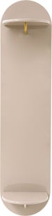 Wandgarderobe Groove Taupe 40x170cm – Grafik-1.