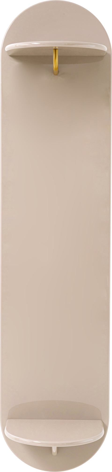 Wandgarderobe Groove Taupe 40x170cm