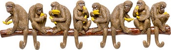 Wandgarderobe Monkey Lunch 57cm – Grafik-1.