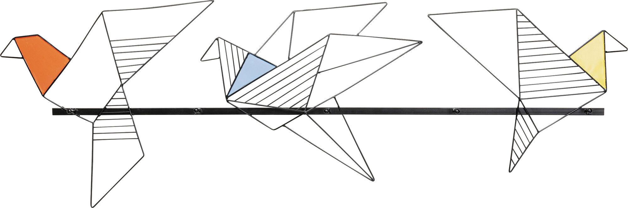 Wandgarderobe Origami Bird 114cm – Grafik-1.