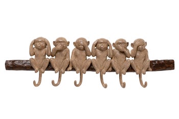 Wandgarderobe Six Monkeys 59cm – Grafik-1.