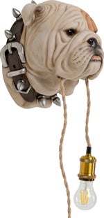 Wandleuchte Animal Dog Head 25cm – Grafik-1.