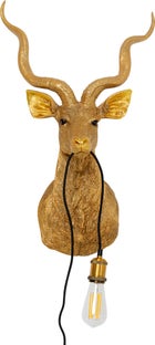 Wandleuchte Animal Goat Gold 45x74cm – Grafik-1.