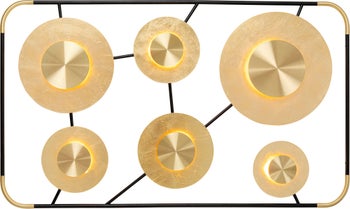 Wandleuchte Disc 6er – Grafik-1.