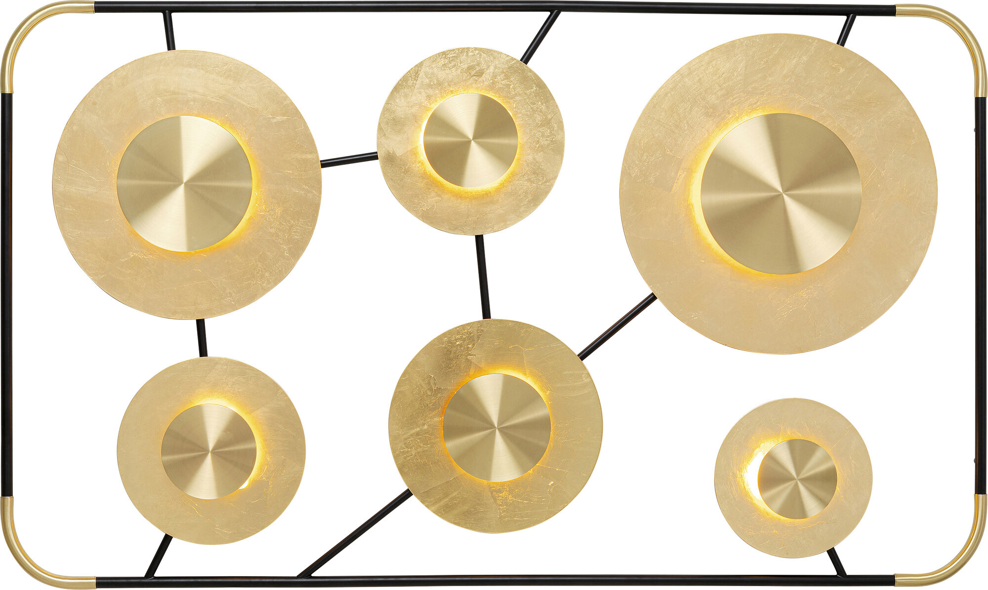 Wandleuchte Disc 6er – Grafik-1.