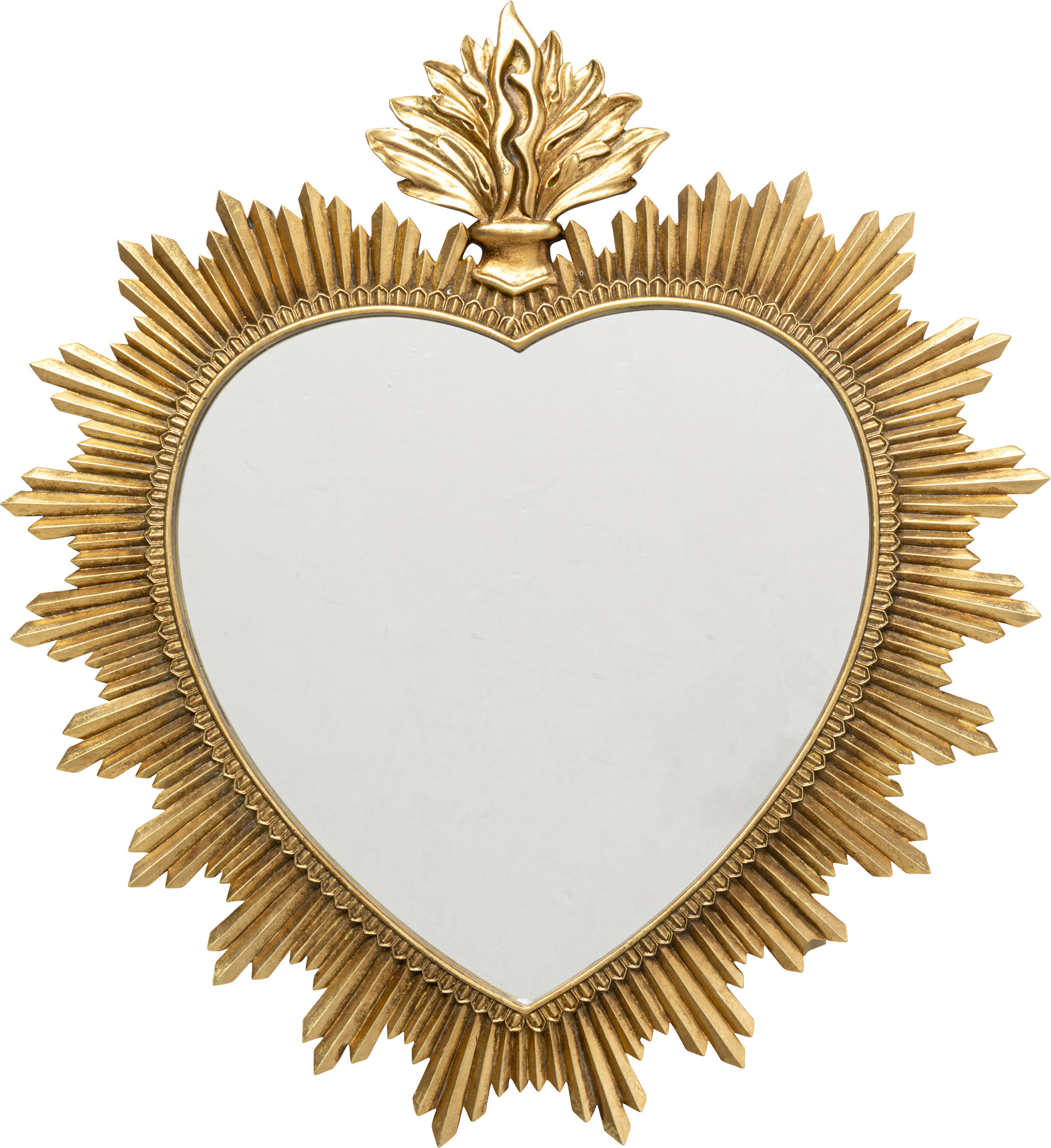 Wandobjekt Heart Mirror 49x54cm – Grafik-1.