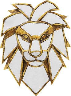Wandobjekt Lion Mirror 35cm – Grafik-1.