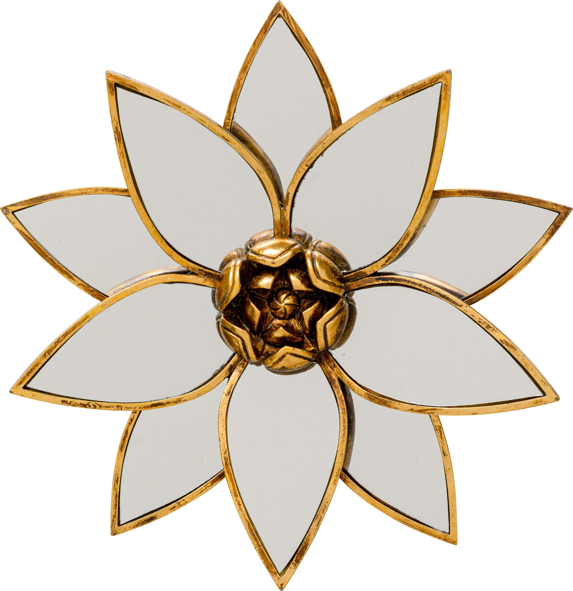 Wandobjekt Lotus Mirror Ø33cm – Grafik-1.