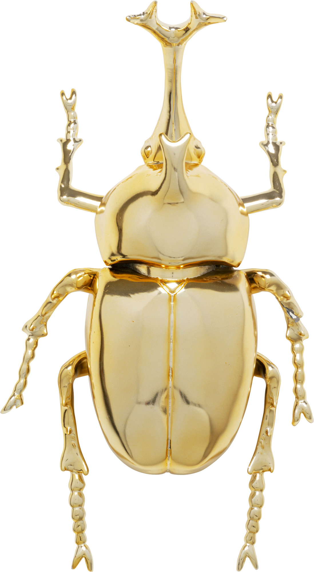 Wandobjekt Stag Beetle Gold 41cm