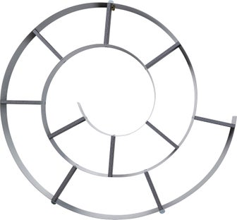 Wandregal Snail Silver grau – Grafik-1.